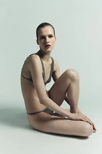 COMBINATION TULLE TRIANGLE BRA