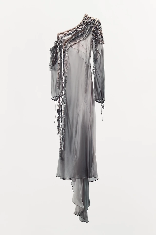 zara limited edition asymmetric dress Zara ZW COLLECTION LIMITED EDITION ASYMMETRIC DRESS