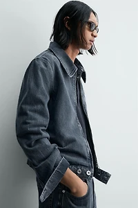 ZIPPER DENIM JACKET