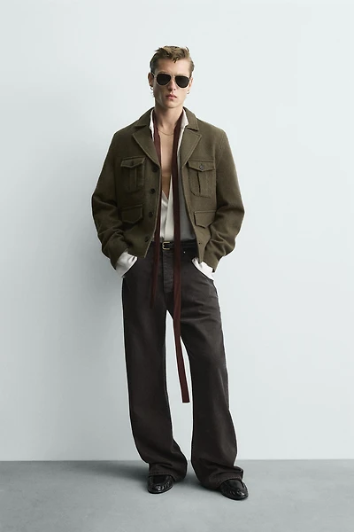 100% WOOL POCKET JACKET LIMITED EDITION