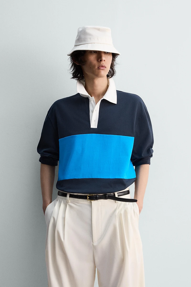 COLORBLOCK REGULAR FIT POLO SHIRT