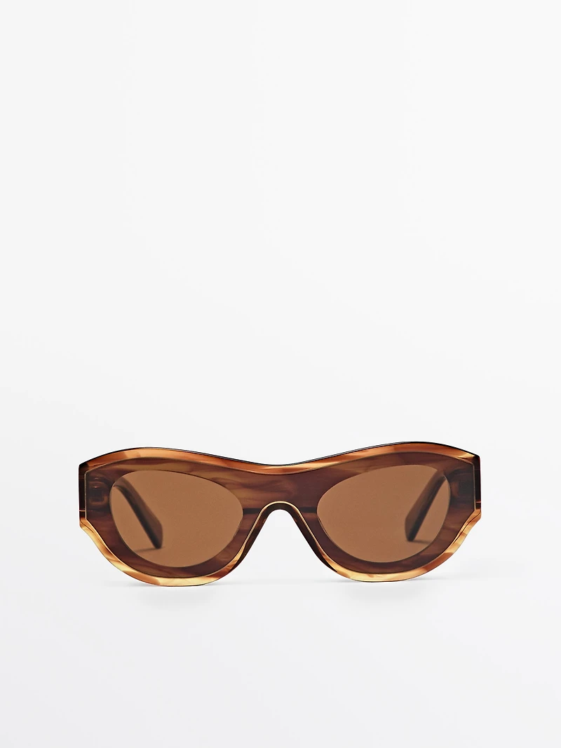 Lunettes de soleil effet double