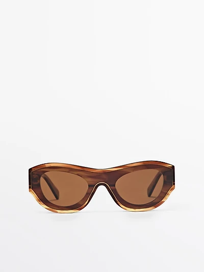 Lunettes de soleil effet double
