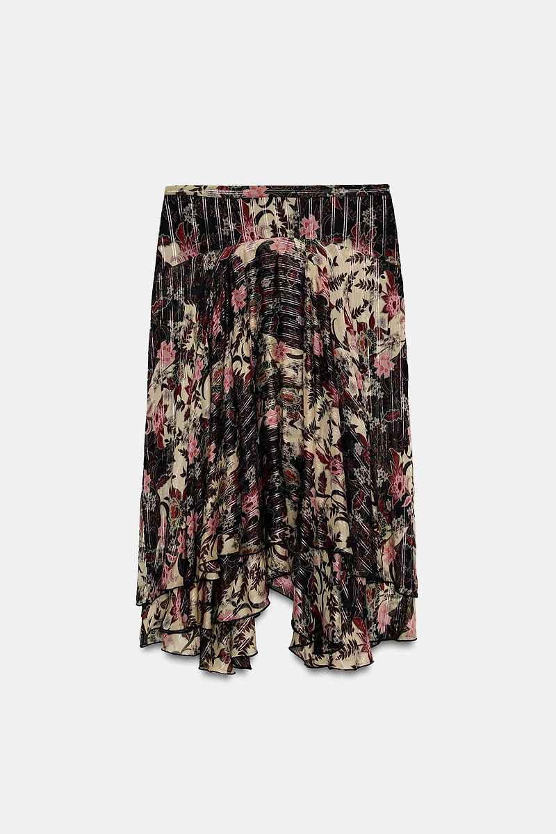 ZW COLLECTION FLORAL PRINT SKIRT
