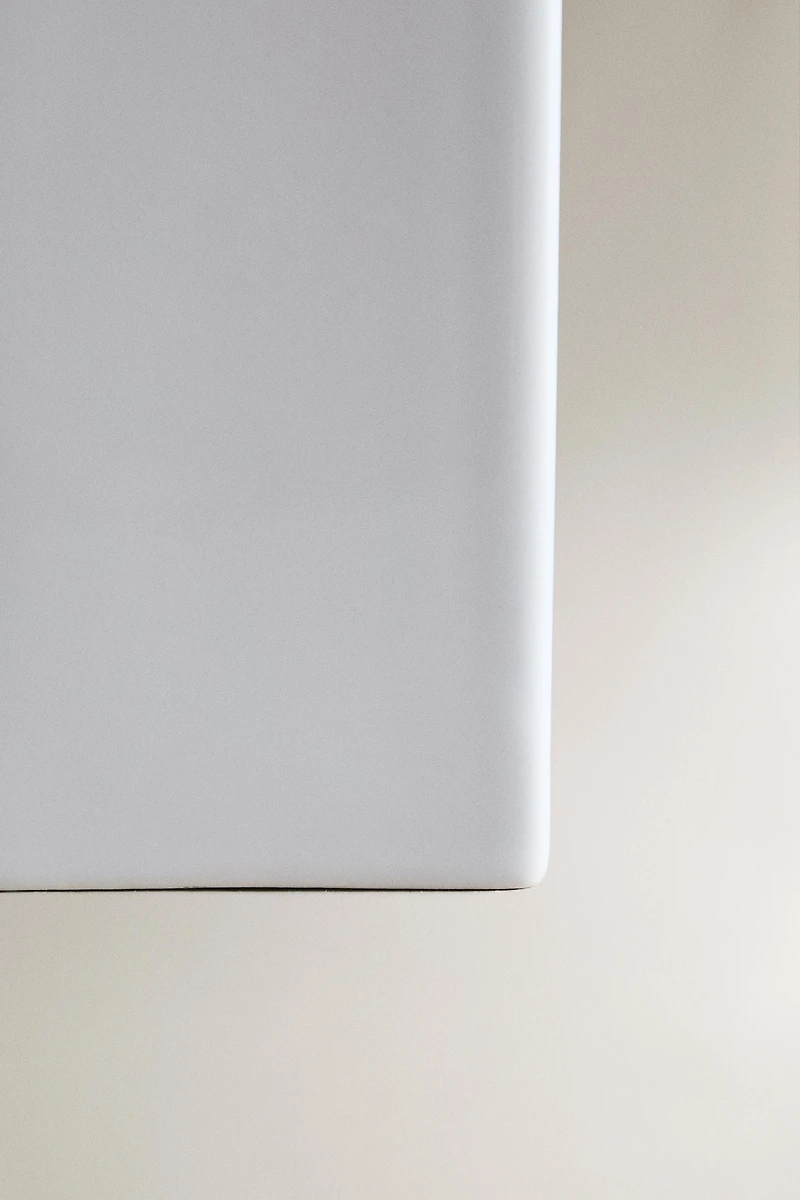 WHITE EARTHENWARE SOAP DISPENSER