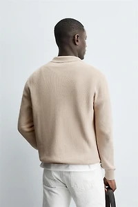 PEARLESCENT KNIT POLO SHIRT