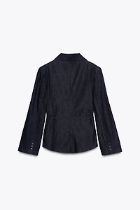 BELTED SHIRT BLAZER