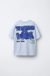 GRAFFITI SPRAY PRINT T-SHIRT