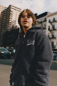 ZOO YORK® X ZARA REMOVABLE HOOD EMBROIDERED FLEECE OVERSHIRT