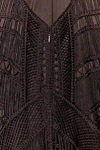 ZW COLLECTION FRINGED MAXI DRESS
