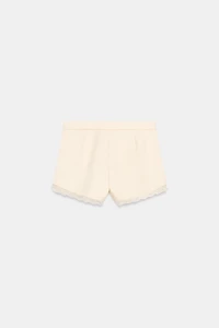 SATIN LACE SHORTS