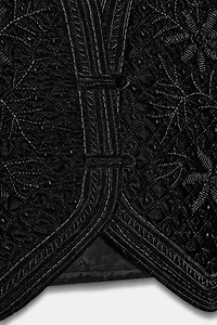 ZW COLLECTION LIMITED EDITION EMBROIDERED VELVET VEST