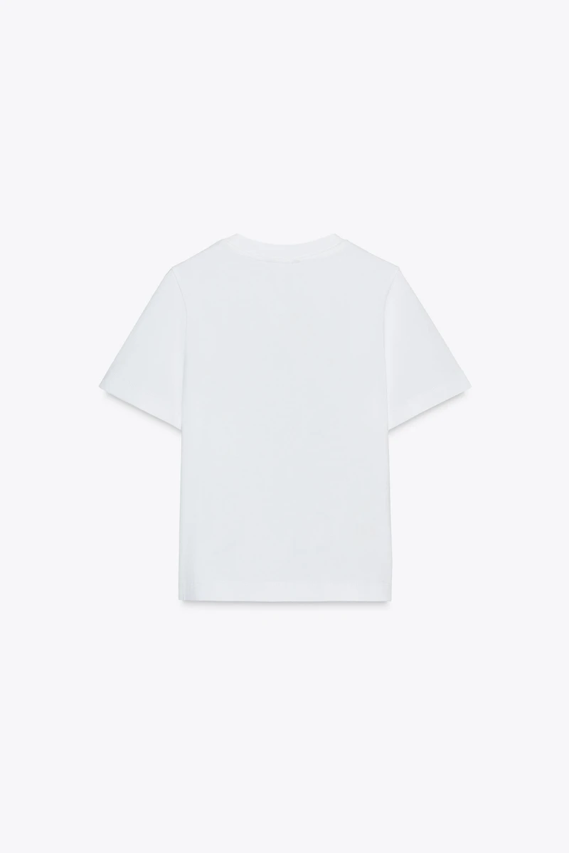 JEWELED BOW T-SHIRT