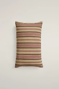 HOUSSE DE COUSSIN COTON RAYURES TEXTURÉES | KATHARINE POLE