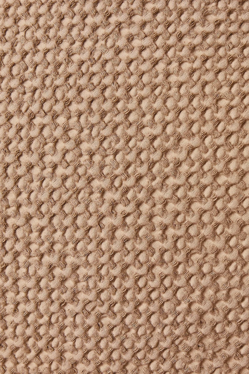WAFFLE-KNIT THROW PILLOW COVER