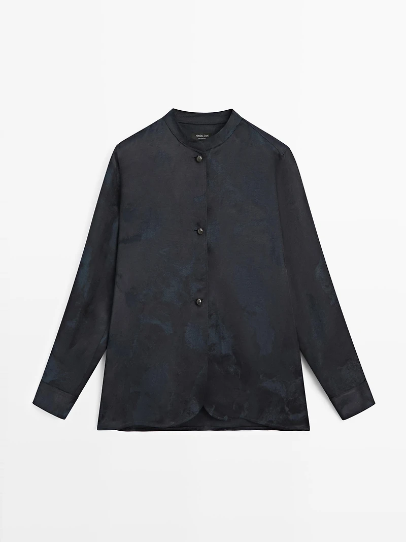 Chemisier fluide jacquard