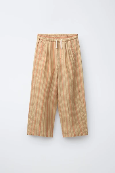 PANTALON RELAXED À RAYURES