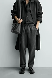 COMFORT NON-IRON JOGGER-WAIST PANTS