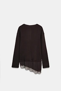 HAUT BIMATIÈRE EN DENTELLE