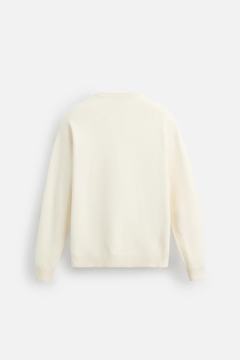SOFT TEXTURED KNIT SWEATER