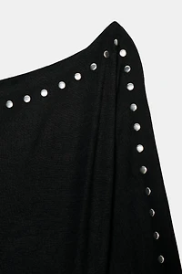 LONG SLEEVE T-SHIRT WITH STUDS