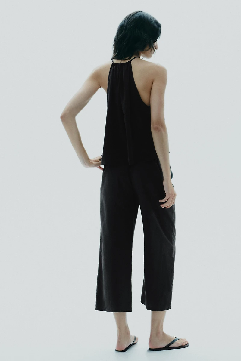 FLOWY CROP PANTS