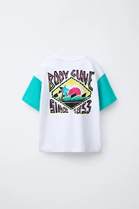 ZARA X BODY GLOVE ® CONTRAST SLEEVE T-SHIRT