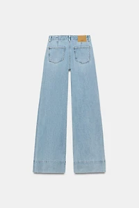 Z1975 HIGH WAIST WIDE LEG POCKET JEANS