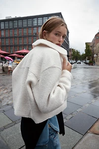 BOUCLÉ PATCH POCKET JACKET