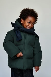 MANTEAU REMBOURRÉ À CAPUCHE DÉPERLANT