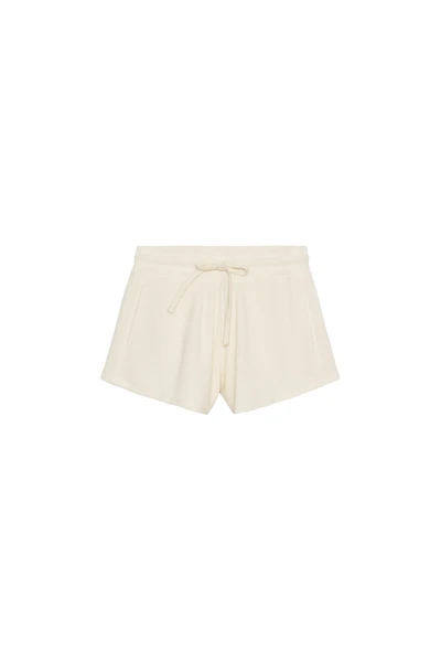 COTTON WAFFLE SHORTS