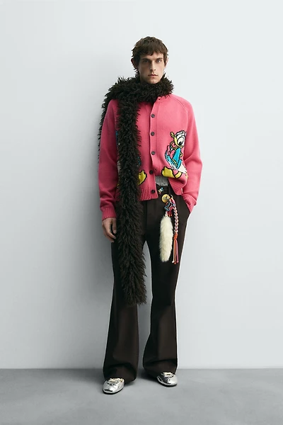 DONALD DUCK WOOL CARDIGAN HARRY LAMBERT FOR ZARA X DISNEY