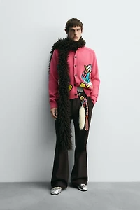 DONALD DUCK WOOL CARDIGAN HARRY LAMBERT FOR ZARA X DISNEY