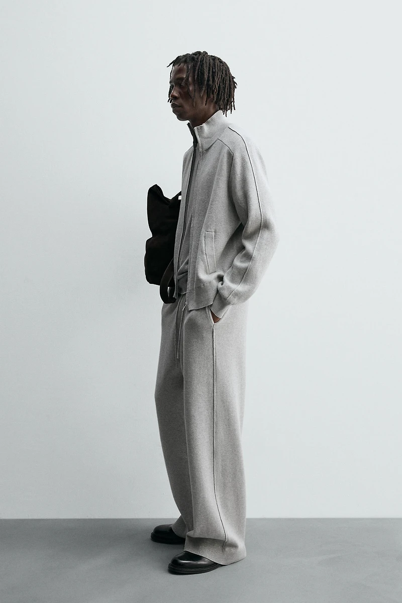 GILET EN MAILLE ZIPPÉ