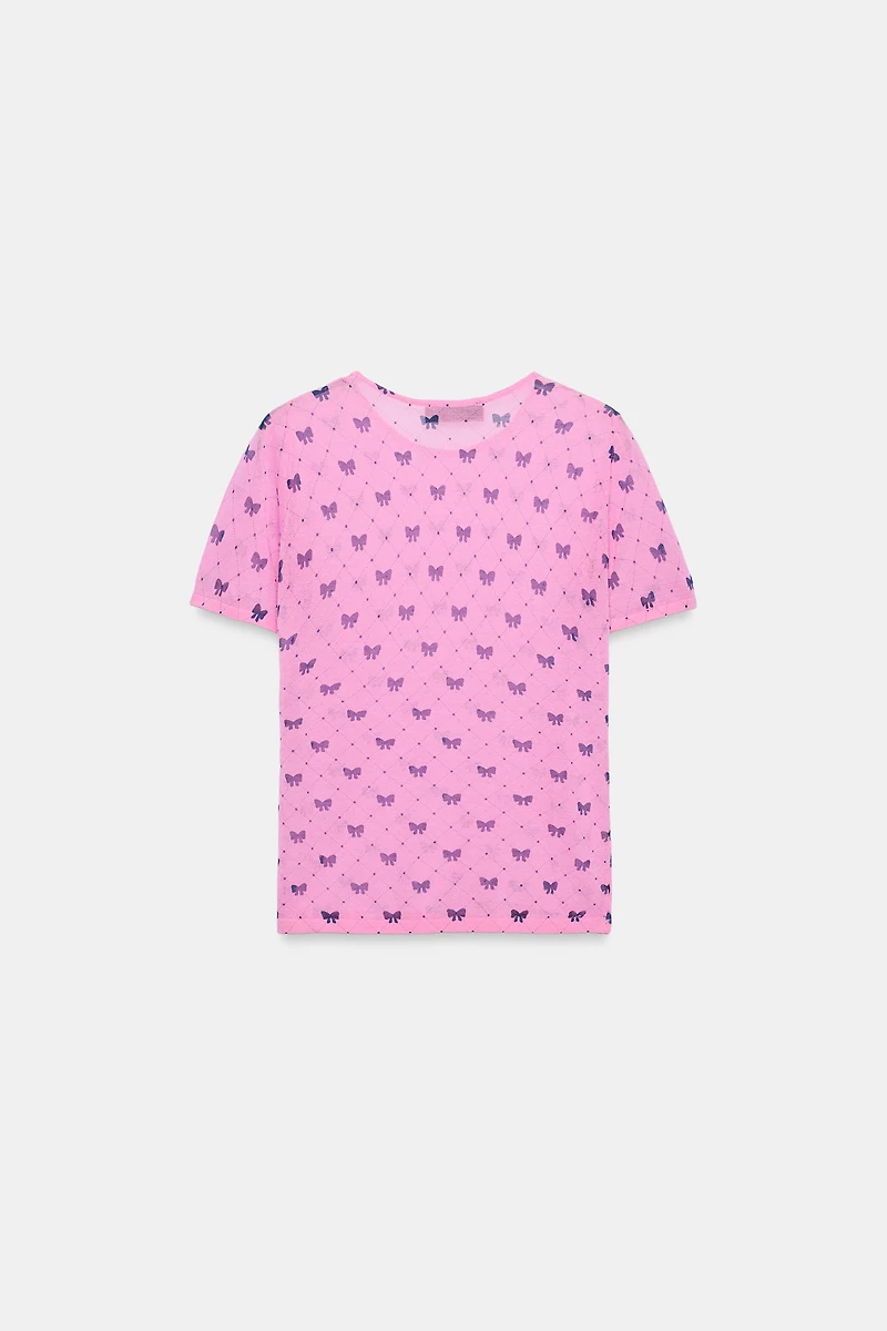 FINE KNIT TIE TOP