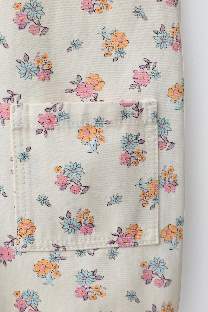 SALOPETTE LONGUE FLEURS