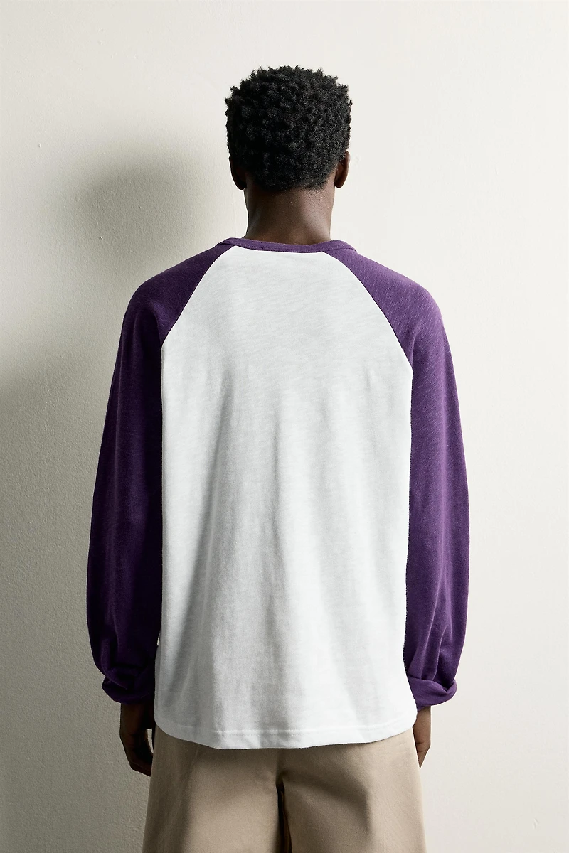 COLOR BLOCK REGULAR FIT T-SHIRT