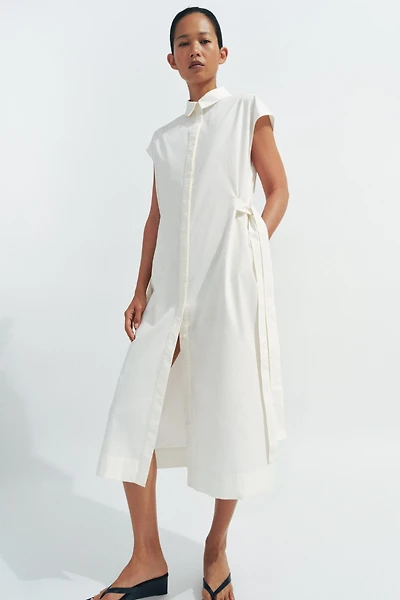 TIED SHIRT DRESS ZW COLLECTION