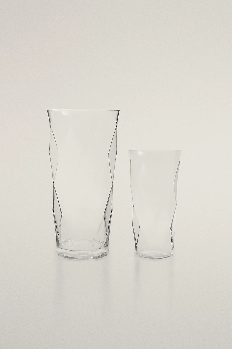 TALL DECORATIVE GLASS VASE
