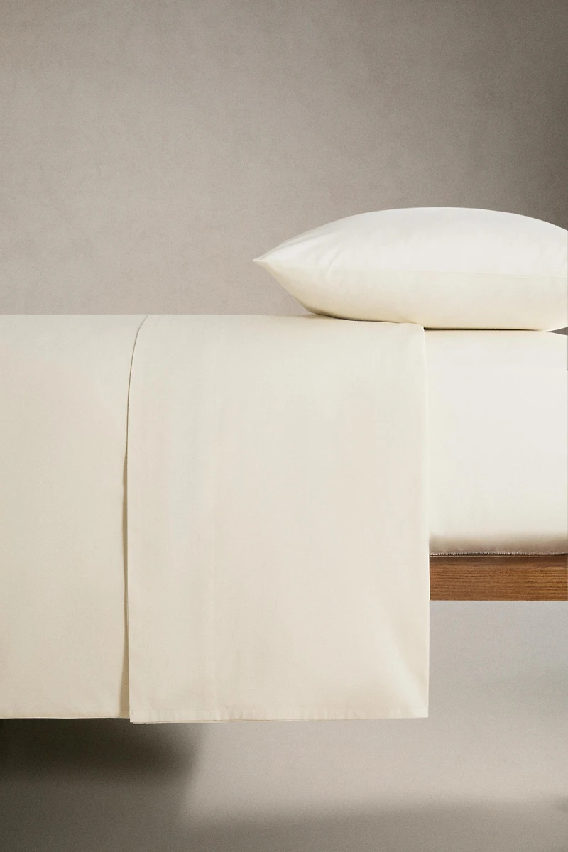 PERCALE FITTED SHEET | 11.8" THICK (200 THREAD COUNT)