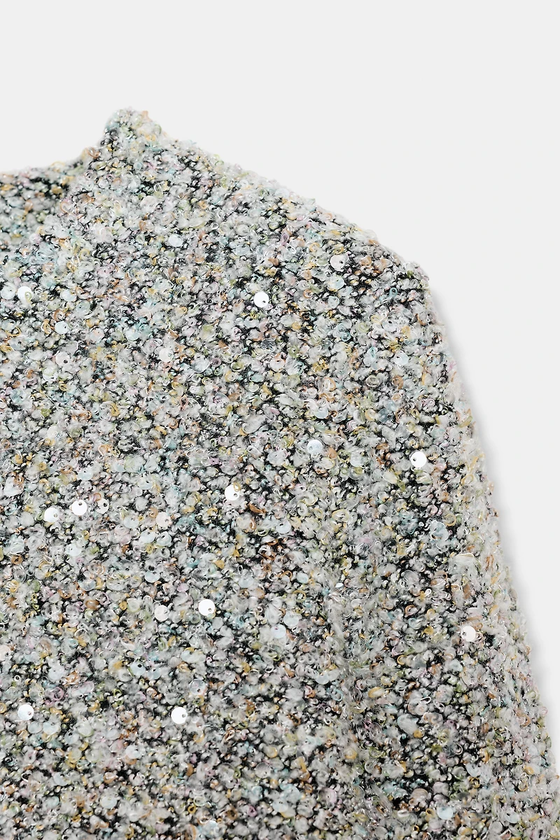 LONG SLEEVE SEQUIN JUMPER