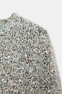 LONG SLEEVE SEQUIN JUMPER