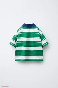 STRIPED BUTTERBEAR © POLO SHIRT