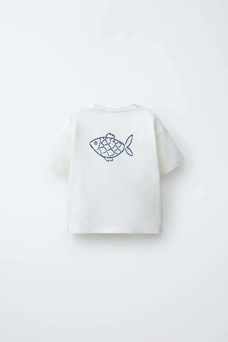 FISH PRINT T-SHIRT