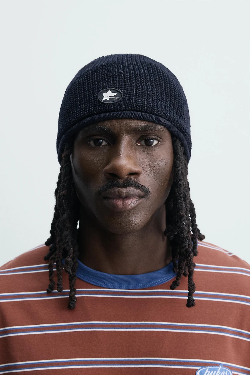 PUKAS SURF X ZARA 100% LINEN KNIT HAT