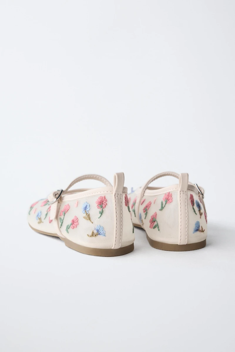 BALLERINES FLEURS BRODÉES