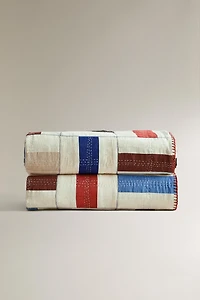 COUVRE-LIT COTON LIN PATCHWORK X COLLAGERIE