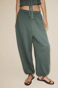 PLUSH BALLOON PANTS