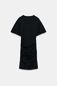 SHORT RUCHED DRESS