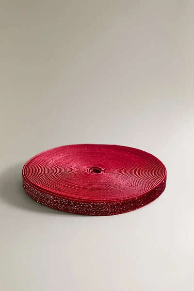 SHINY VELVET CHRISTMAS GIFT WRAPPING RIBBON